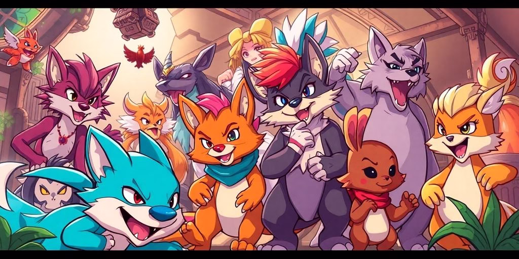 Gay furry characters in vibrant, detailed comic art.