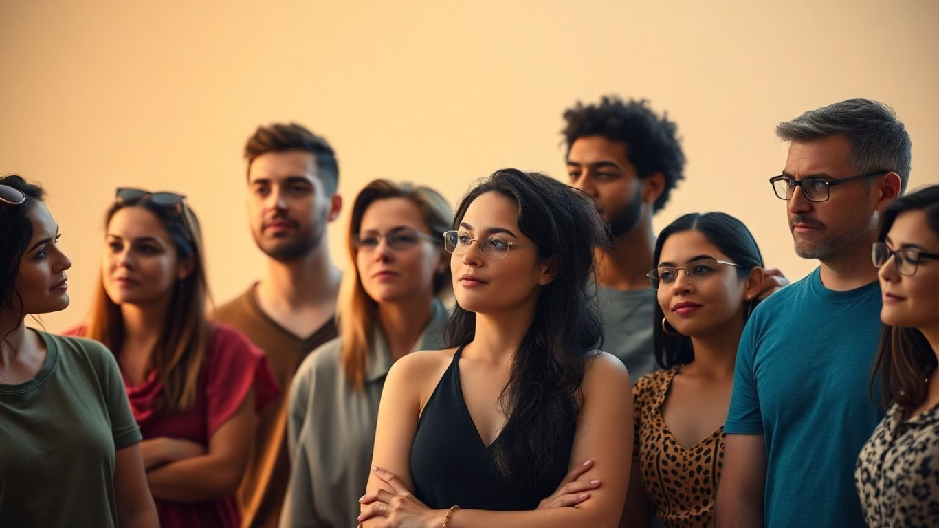 LGBTQ+ individuals in a supportive community setting.